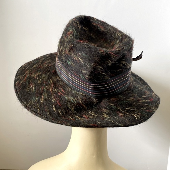 Vintage 60s Blended Felt Ribbon Trim Hat - Picture 3 of 10